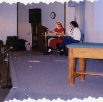 Nikki Park and Alana DeGooyer Performing at Skit Night