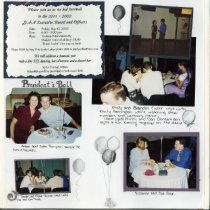 Pgae 52 of the Student Associates Auxiliary 2001 Scrapbook