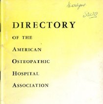 American Osteopathic Hospital Association Directory