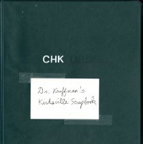 Charles Kauffman Scrapbook