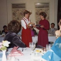 Karen Konrad and Andy Jackson at Installation Dinner