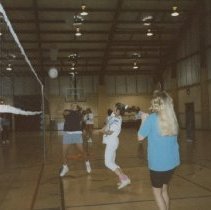 SAA Members Playing Volleyball