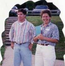 Jonathan and Tricia Tripp at Welcome Picnic