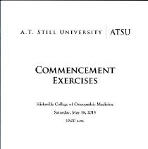 KCOM Commencement Program