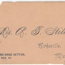 Dr. A. T. Still Business Card