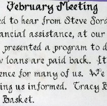 February Meeting