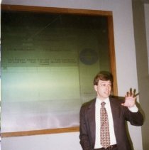 Steve Jorden at February Meeting