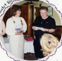 Melissa Judy and Patricia Molnar at Installation Brunch