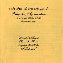 57th House of Delegates and Convention