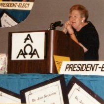 Patricia Molnar at AAOA House of Delegates and Convention