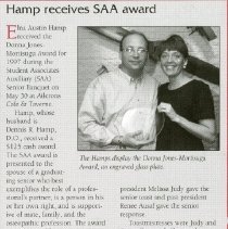 SAA Award Recognition