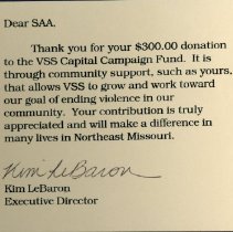 VSS Capital Campaign Fund