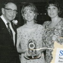 Stacie Shappard Receiving Award