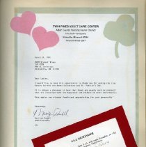 Page 15 of the Student Associates Auxiliary 1990 Scrapbook