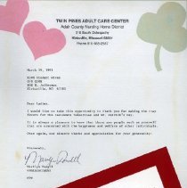 Twin Pines Adult Care Center Thank You