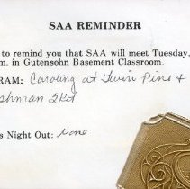 Caroling and Freshman Skit