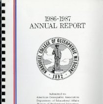 Kirksville College of Osteopathic Medicine Annual Report 1986-1987