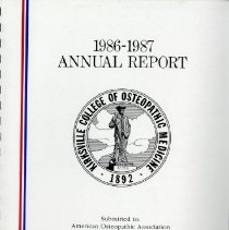 Kirksville College of Osteopathic Medicine Annual Report 1986-1987
