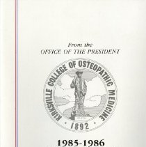 Kirksville College of Osteopathic Medicine 1985-1986 Annual Report Summary