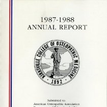 Kirksville College of Osteopathic Medicine Annual Report 1987-1988
