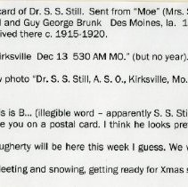 Typed Caption of S.S. Still Photograph