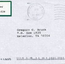 Letters Between Julianne Stafford and Gregory Brunk
