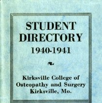 KCOS Student Directory 1940-1941