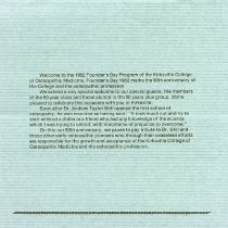 KCOM 90th Anniversary Founder's Day Program