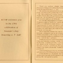 Founder's Day 1984 Program