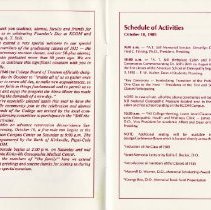 Founder's Day 1985 Program