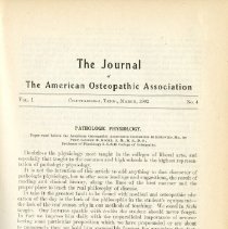 Journal of the American Osteopathic Association Volume 1, 1901-1902