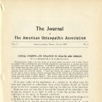 Journal of the American Osteopathic Association Volume 1, 1901-1902