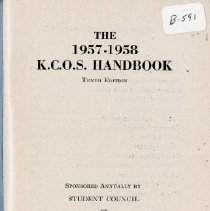 The 1957-1958 K.C.O.S. Handbook