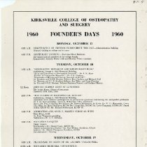 Founder's Day Program
