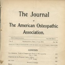Journal of The American Osteopathic Association volume 3