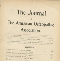 Journal of The American Osteopathic Association volume 3