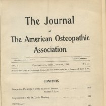 Journal of The American Osteopathic Association volume 3