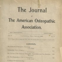 Journal of The American Osteopathic Association volume 3
