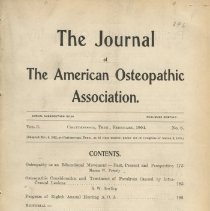 Journal of The American Osteopathic Association volume 3