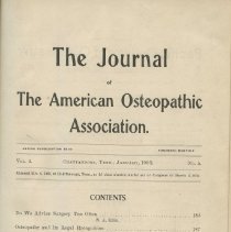 Journal of the American Osteopathic Association Volume 4 1904-1905