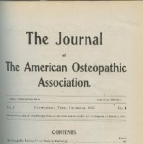Journal of the American Osteopathic Association, Volume 5 1905-1906