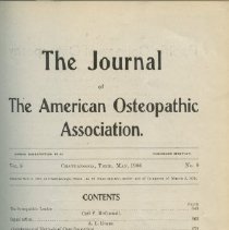 Journal of the American Osteopathic Association, Volume 5 1905-1906