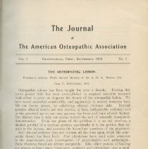 Journal of the American Osteopathic Association, Volume 5 1905-1906