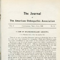 Journal of the American Osteopathic Association Volume 5-6, 1906-1907