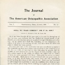 Journal of the American Osteopathic Association Volume 5-6, 1906-1907