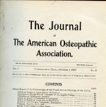 Journal of the American Osteopathic Association Volume 5-6, 1906-1907