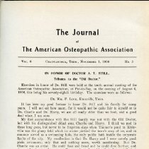 Journal of the American Osteopathic Association Volume 5-6, 1906-1907