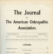 Journal of the American Osteopathic Association Volume 5-6, 1906-1907