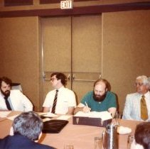 Photograph of Jerry Dickey, J. E. Adams, John Glover and James Swartz