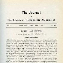 Journal of the American Osteopathic Association Volume 6, 1906-1907